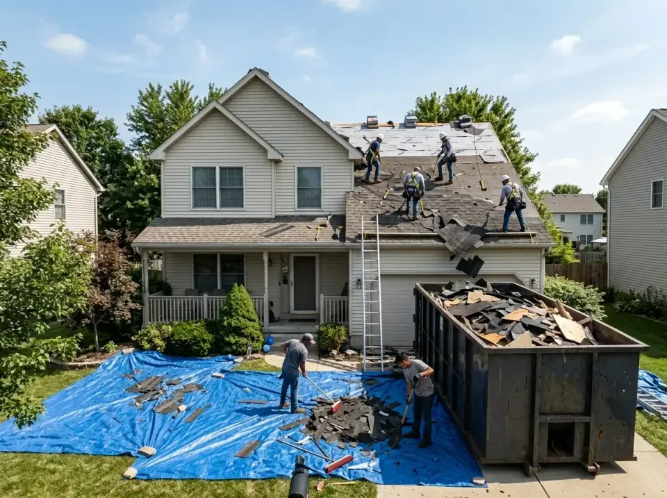 roof-replacement-debris-remova-004 — frequently asked questions, Cheapest Dumpster Rentals in Hobart, IN